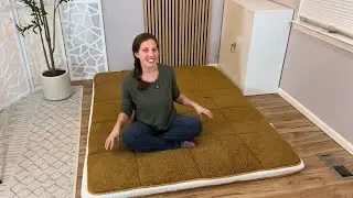 Need a Japanese Floor #Mattress? Extra Thick, Foldable & Perfect for Guests & Camping!