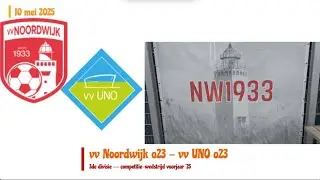 vv Noordwijk o23 - vv UNO o23 (4-0) 9-0