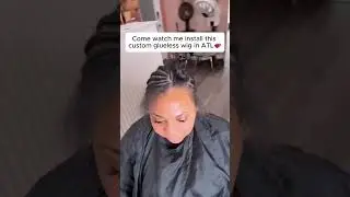 Come watch me install this custom glueless wig in ATL 💕 #atlwigs
