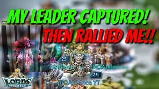 Leader Captured! Then Under Attack! - Lords Mobile