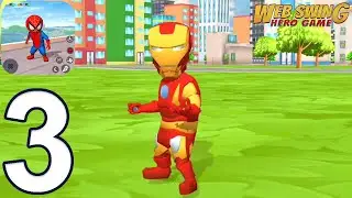 Web Rope Hero - City Battles - Gameplay Walkthrough Part 3 - Little Iron (iOS, Android)