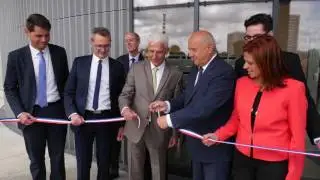 Inauguration de la Tour Lumière aux 2 Lions (Tours)