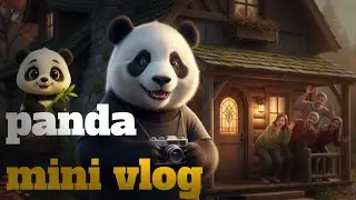 Panda Mini Vlog | Mini Vlog Of Panda | Tera Cartoon 