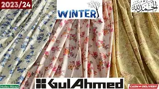 Gulahmed Linen | 3 Piece Winter collection | Digital printed Suit | hashim fabrics