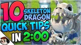 10 QUICK Tips About: Skeleton Dragons🦴 | Clash Royale