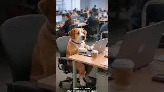 🐶 My Dog Working in the Office | The Cutest Employee Ever! 💻