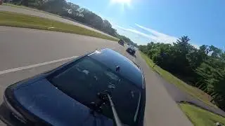 Having fun with another car enthusiast on their way to a car show. This puppy is pushing 880hp 🤩