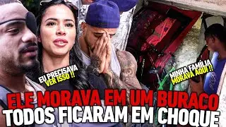 ELE MORAVA EM UM BURACO - LUANA, GNOMO E CAPIAL SE EMOCIONARAM !!