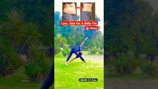Lose Side Fat and Belly with Easy Exercise at Home / #exercise #weightloss #ytshorts #yogaguruktr