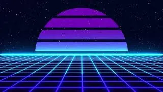 Fondo antiguo luces retro sci fi background futuristic grid landscape of the
