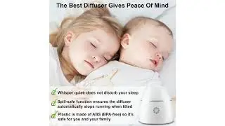 Aennon Essential Oil Diffuser for Aromatherapy, Waterless