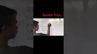 #mathwithai #maths #mathsbysetukumar #12thmathobjective #10thgrademath #squaretrick  #setukumar