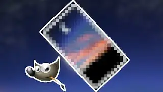 Creating a wallpaper for a phone | GIMP edit