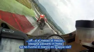 Prima volta al Mugello .. Best 2.10.87 !! CBR 954 rr