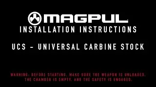 Magpul Instructions - UCS Universal Carbine Stock