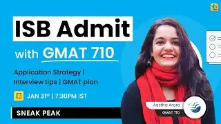 [Upcoming Session] Revealing ISB Application Strategy | Success Story