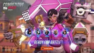 Overwatch 2 - D.Va Gentle Tokki Fuchsia First Play In Competitive Play