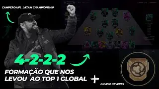 UFL - VEJA A FORMA&Ccedil;&Atilde;O QUE NOS LEVOU AO TOP 1 GLOBAL (DICAS E DEVERES) E MELHORE SUA GAMEPLAY