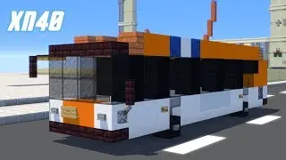 Minecraft NICE New Flyer XN40 Xcelsior Bus Tutorial