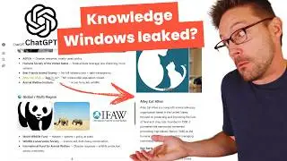ChatGPT's 'zero click' Beta Knowledge Window Leaked