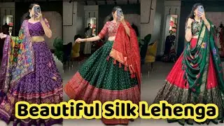 Beautiful Silk Lehenga choli 👌🔥#onlinecollection #womensclothing #like #share #subscribe