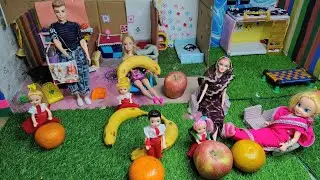 Barbie Doll All Day Routine In Indian Village| Sita ,Suhana ki kahani| Dolls Videos Part -52