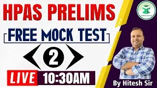 HPAS Prelims 2023 | Free Full Mock Test - 2 | Civilstap Himachal