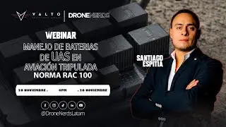 manejo de baterias de UAS en aviación tripulada