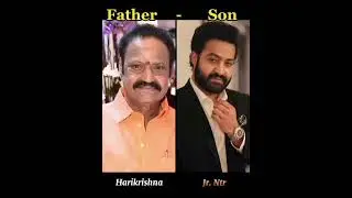 South Indian Tollywood Actors & their fathers #shorts #actor #father #son #viral