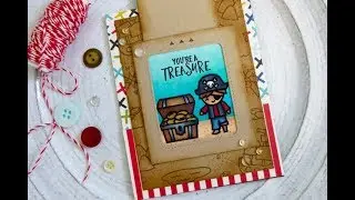 Pirate Magic Color Slider | Copic Coloring | Lawn Fawn