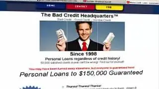 HOW TO GET A LOAN WITH BAD CREDIT   PERSONAL LOANS FOR BAD CREDIT 1