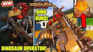NEW Tracer Pack CODASAURUS ULTRA SKIN BUNDLE 🦖 DINO GUN in WARZONE MW3 (Dinosaur Tracers + Secrets)