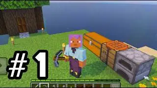 Minecraft PE - Hardcore Survival Gameplay Part 1 - First Steps