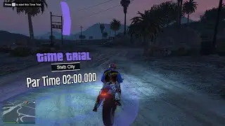 Time Trial: Stab City | GTA Online | Bati 801 Run | Weekly Time Challenge 01:47 Finish Time