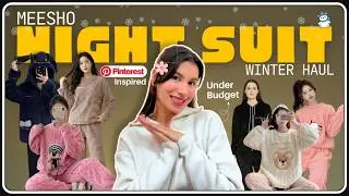 Winter NIGHT SUIT HAUL MEESHO🥶 | Meesho Night Suit for Women 😍 | TANVI ARORA