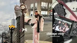 CHICAGO VLOG⛄: winter in the city, concerts, sightseeing, popmart, shopping and good food