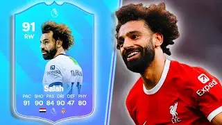 Is 91 POTM Salah SBC Worth it? 👑 EA FC 24 Player Review