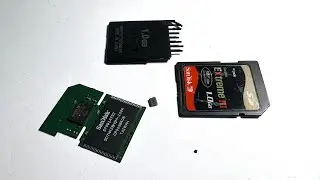 Sandisk Extreme SD Card Disassembly
