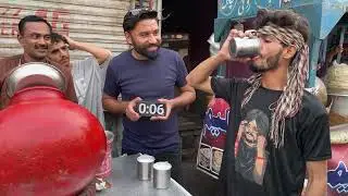 3 Mug Lassi Drinking In 25 Seconds | Pakistan Streat Food | Shair Food Vlogs