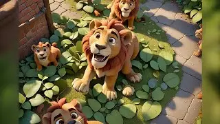 Six Laughing Lions Learn to Count | Counting Song for Kids | Nursery Rhymes and Baby Songs