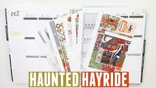 Plan With Me! | Glam Planner Haunted Hayride (Rewind)