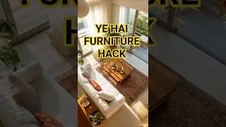 Multi-functional Furniture for Small Living Rooms | Space-Saving Home Hacks #shorts