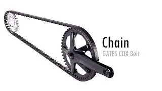 Electric Gravel/City Bike - 250W/300W, Step-Through Frame, Single Speed, Lightweight Carbon, Belt...