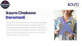 X Aura Global Mahsulatlar va Daromad Rajesi   Taqdimot o zbek tilida