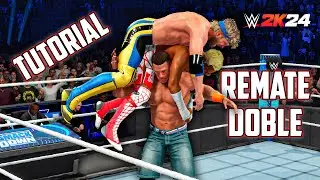 WWE 2K24 - Como hacer un Remate Doble - TUTORIAL