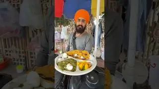 Unlimited Sarson ka Saag and Makki ki Roti  in Amritsar #shortsvideo
