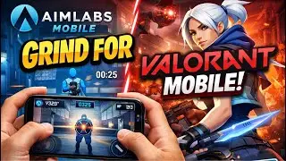 🔥GRIDSHOT & TRACKING ONLY 🔥 AIMLABS MOBILE GRIND for VALORANT MOBILE LIVE! #ValorantMobile #gaming