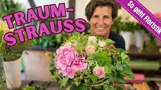 SOMMERSTRAUß mit Hortensie & Brombeeren: DIY-Anleitung extra verständlich erklärt zum selber machen