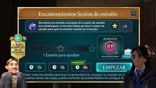 Hogwarts Mystery | Sesi&oacute;n de Estudio Clase de Encantamientos | Desbloqueando Engorgio | A&ntilde;o 2