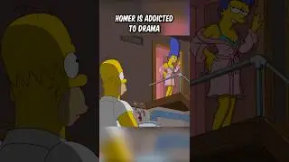 Homer is addicted to drama